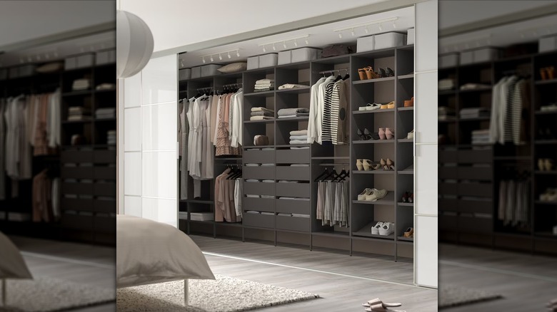 The AURDAL wardrobe combination from IKEA