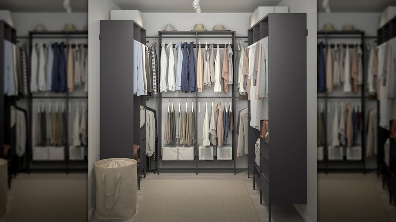 The AURDAL wardrobe from IKEA