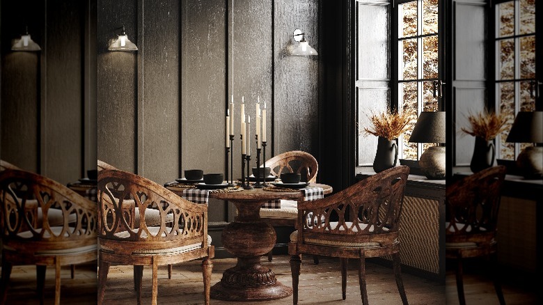 Eclectic dining room