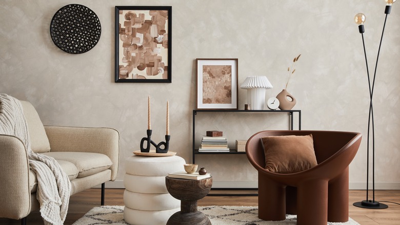 neutral palette living room