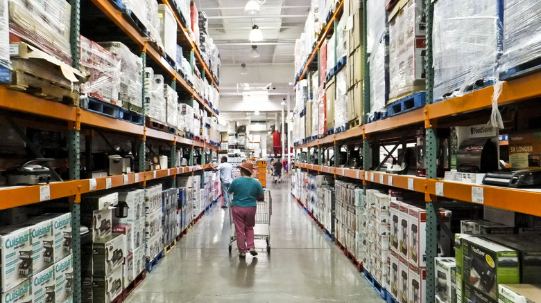 person shopping at Costco