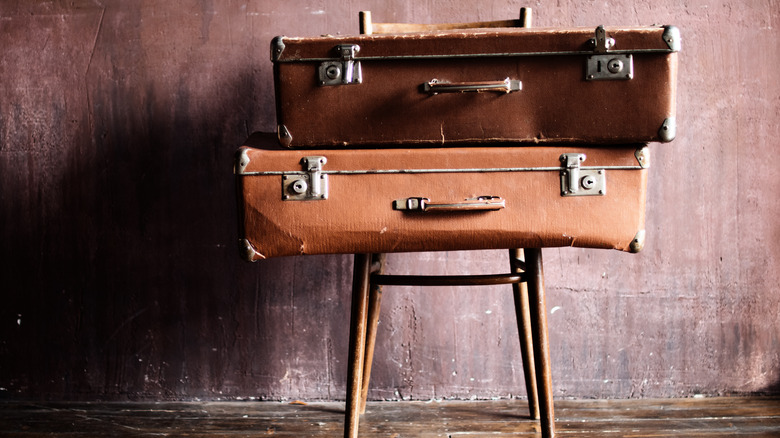 vintage trunk chair