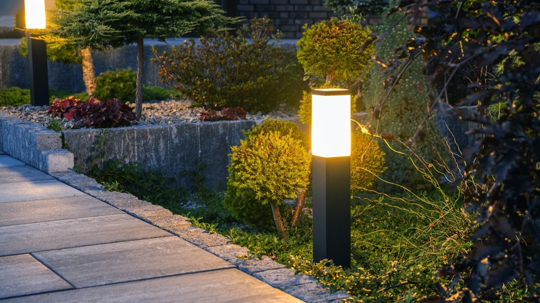 bright garden light