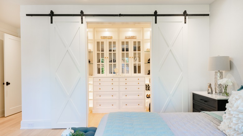 barn door closet