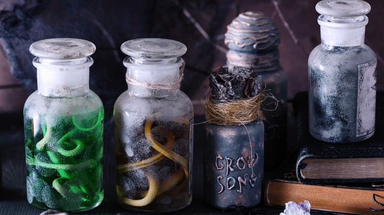 Spooky Halloween jars