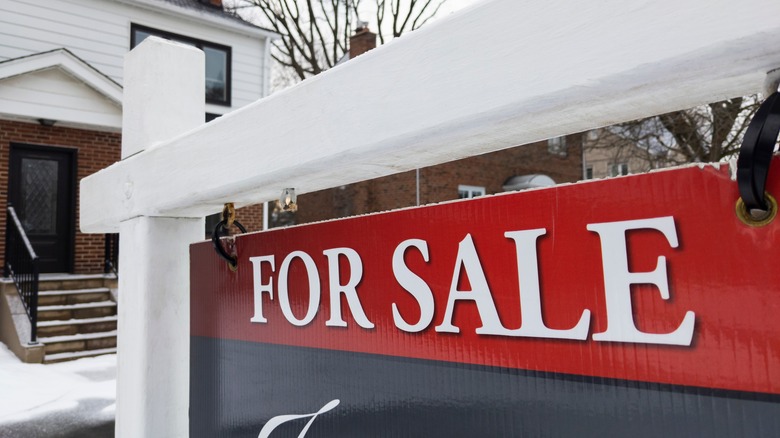 Home for sale sign