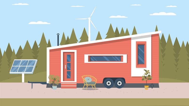 a tiny house on wheels