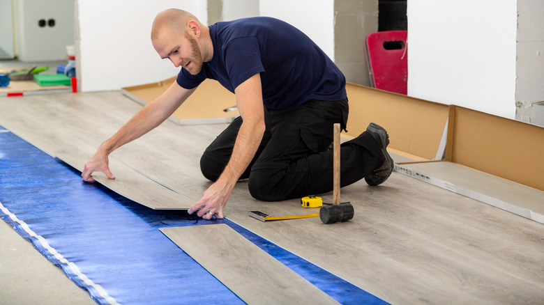 underlayment under vinyl planks