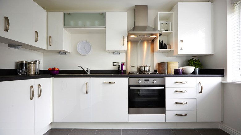 modern white kitchen