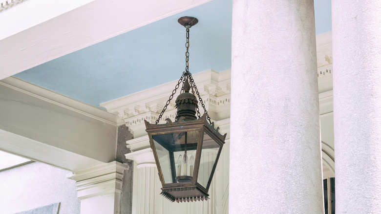 blue porch ceiling