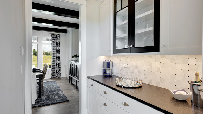 Luxury kitchen with butler's pantry