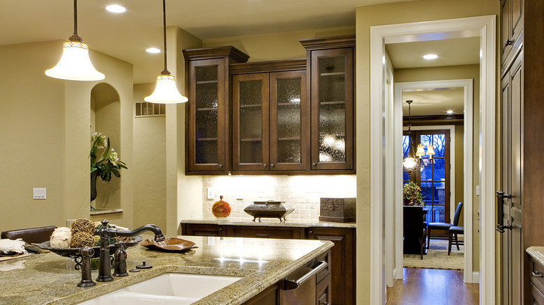 Kitchen with butler's pantry