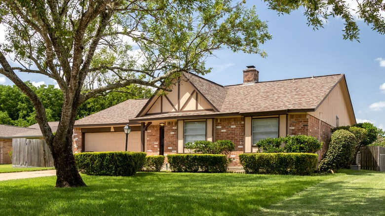 large brick house