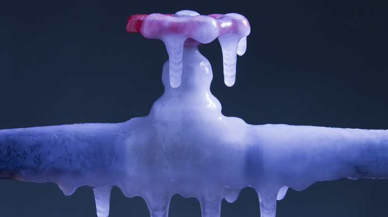 frozen water pipe