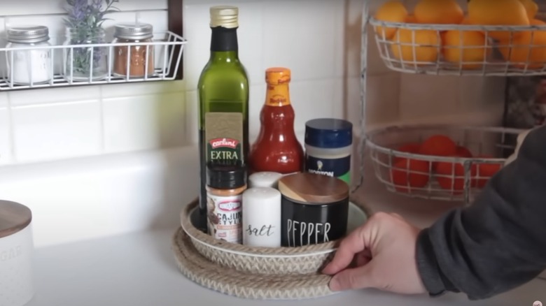 Dollar tree lazy susan DIY