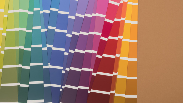 Paint swatches