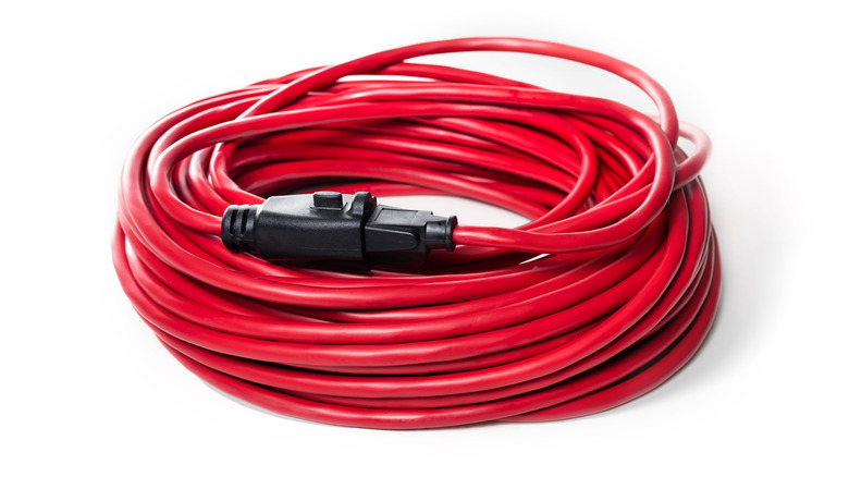 red extension cord