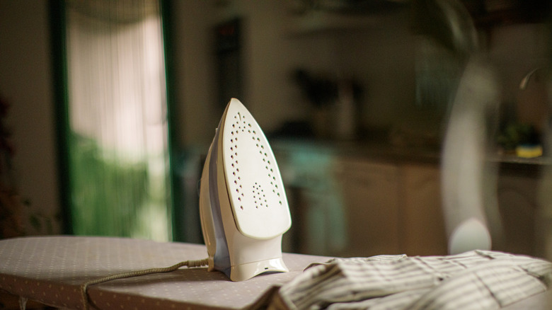 Ironing board not being used