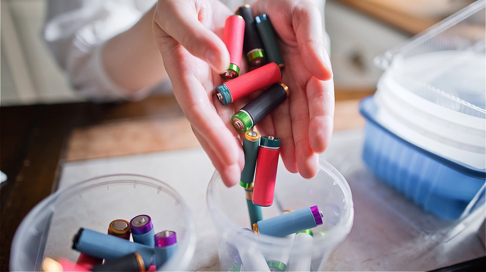 Easily Organize And Store Your Batteries With A Dollar Tree Item