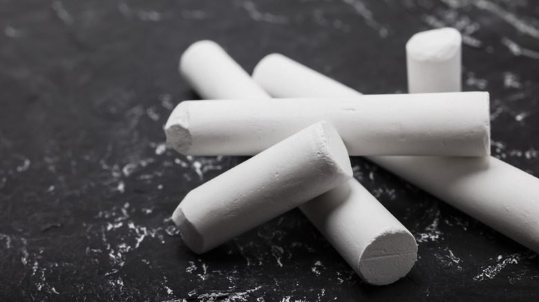 sticks of chalk