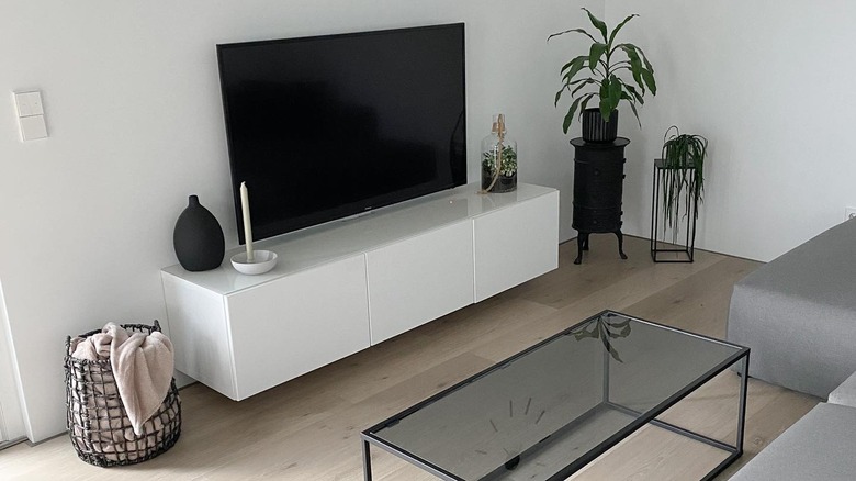 IKEA BESTA TV stand in living room