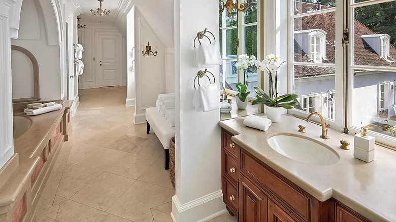 master bathroom of the home