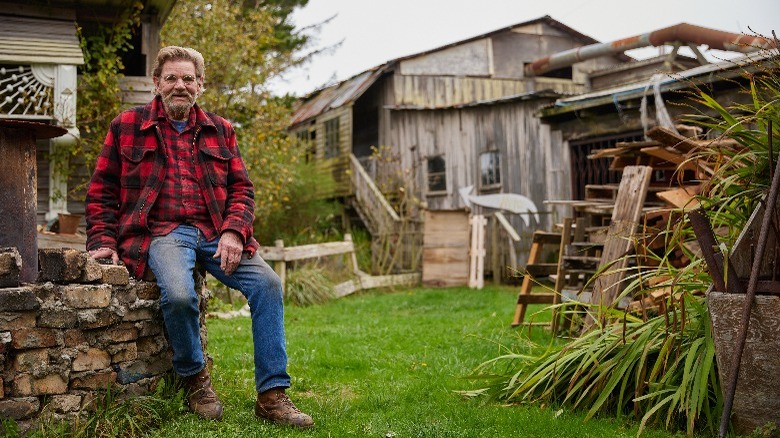 Eric Hollenbeck outside Blue Ox Millworks