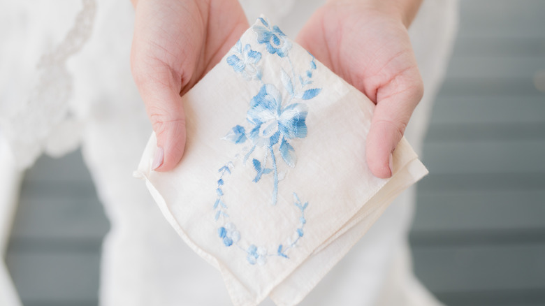 Elegant vintage handkerchief