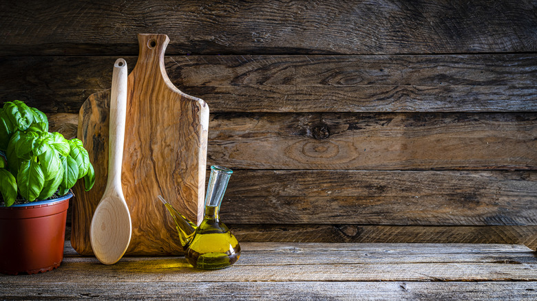 Reclaimed wood cutting board