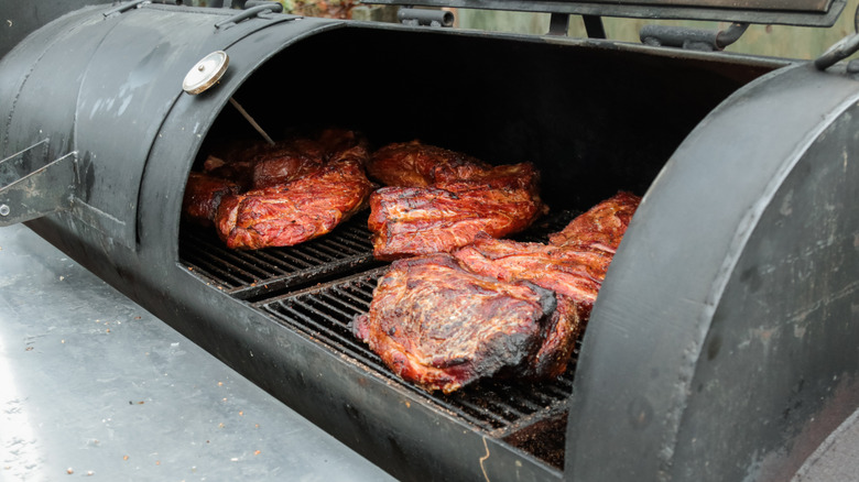 An outdoor smoker