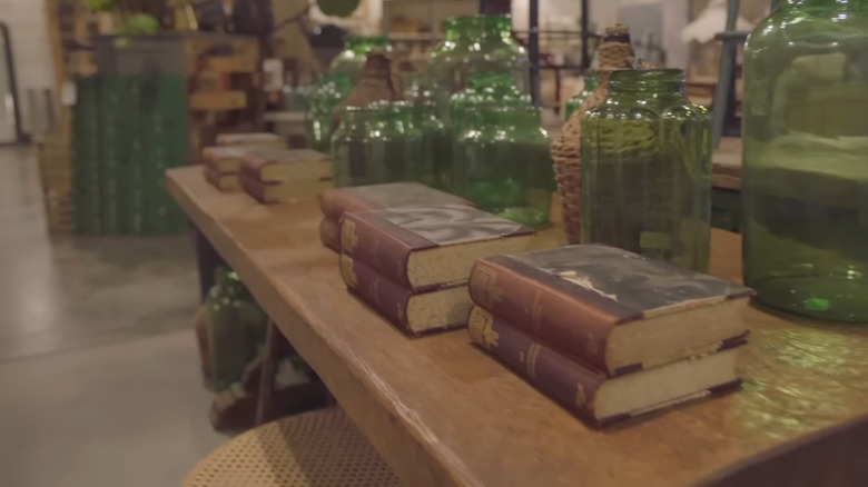books at Joanna's Gaines' store