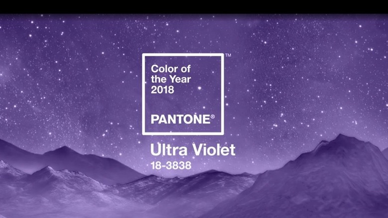 Ultra Violet Pantone color