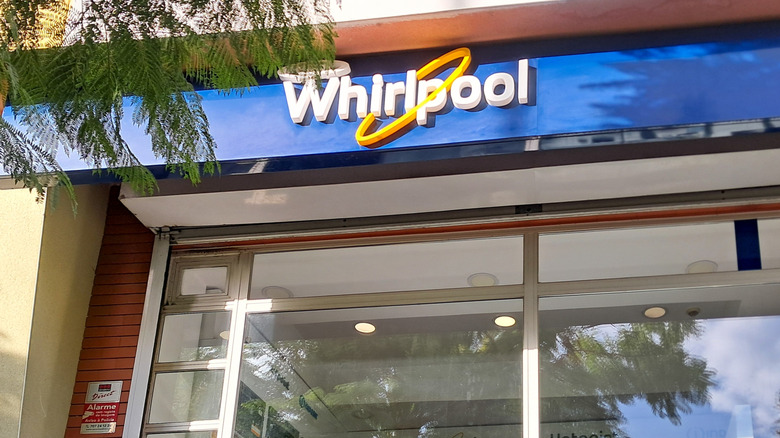 Whirlpool storefront in daylight