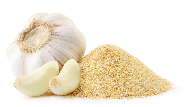 garlic bulb and cloves