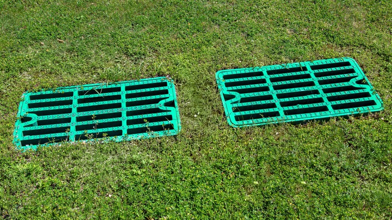 Septic drainage field cover