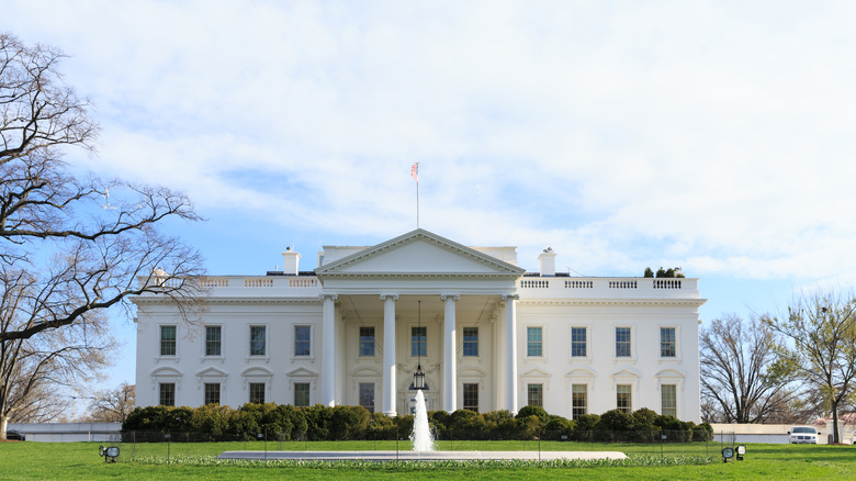 front area of the white house