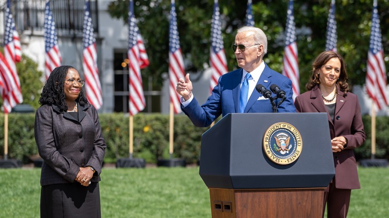 president Joe Biden with Kamala Harris