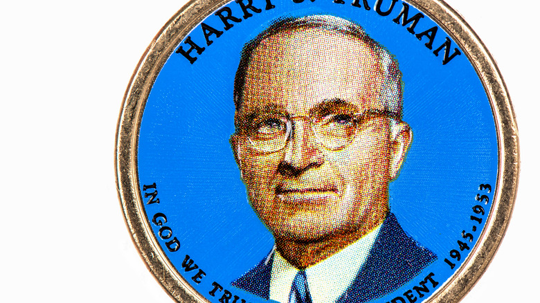 portrait of president harry truman