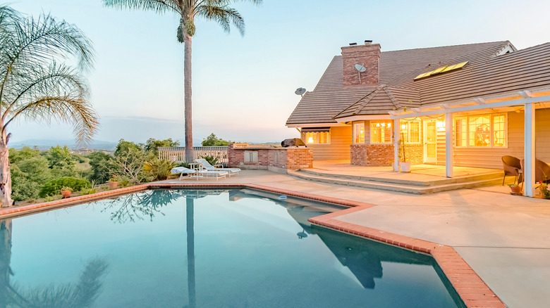 Backyard pool