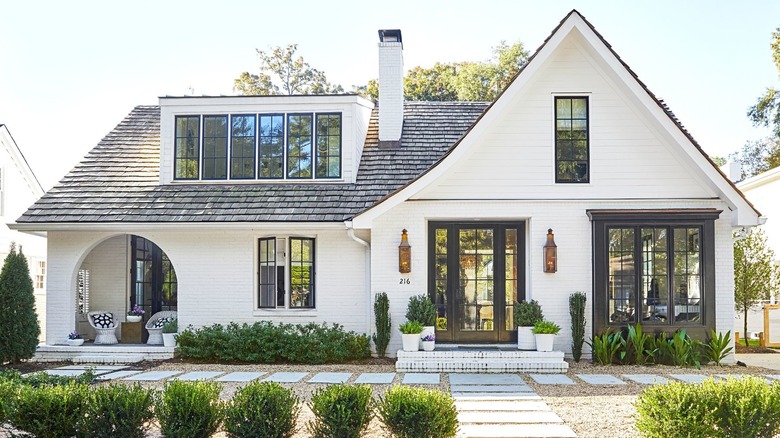 house with many windows