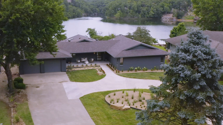 Dark gray home exterior