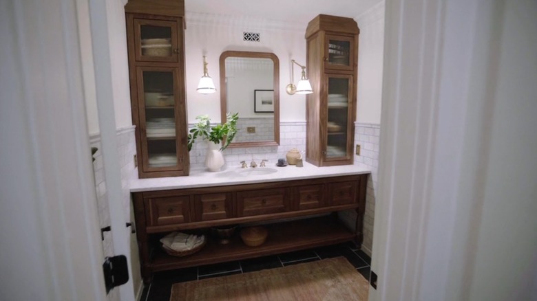 buffet inspired bathroom vanity