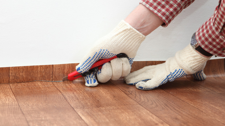 Linoleum floors