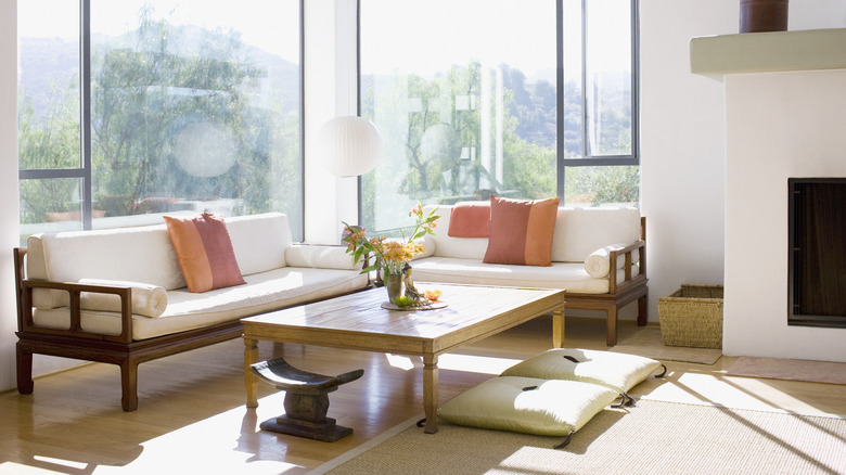 Conversation circle in living room 