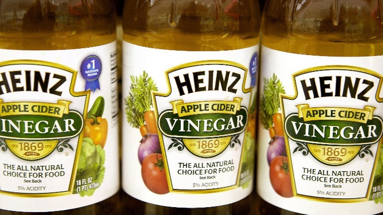 3 bottles of apple cider vinegar