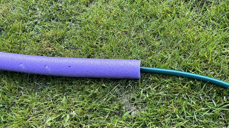 Pool noodle sprinkler