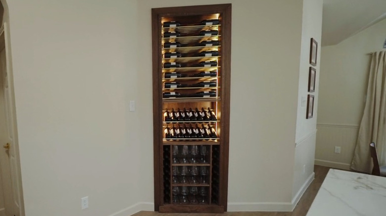 wine storage cooler closet