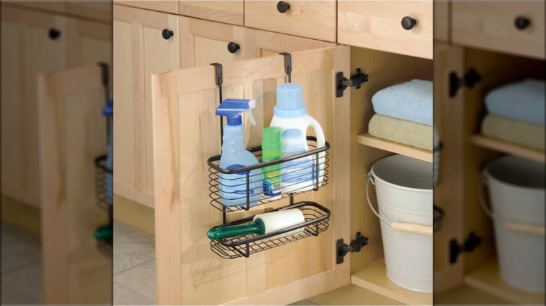 over-the-door cabinet storage