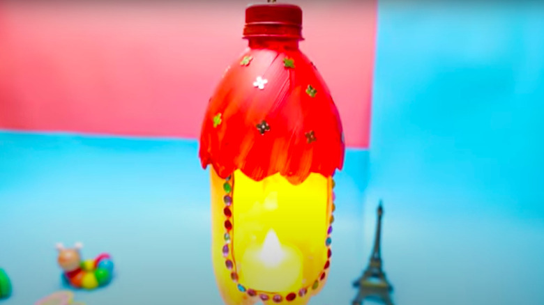 plastic bottle lamp