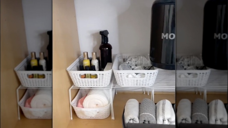 Under the sink storage